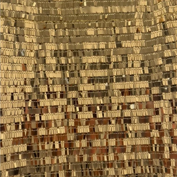 Simon Miller Gold Sequin Sculpt Dress - Picture 5 of 7